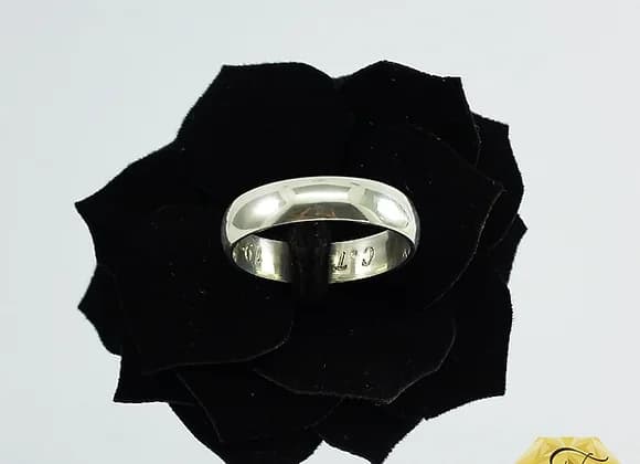 Alianza de plata modelo media caña 2