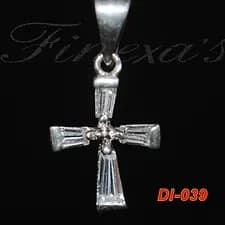 Dije “Cruz con piedras” Plata 950