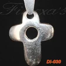 Dije “Cruz en 3D” Plata 950