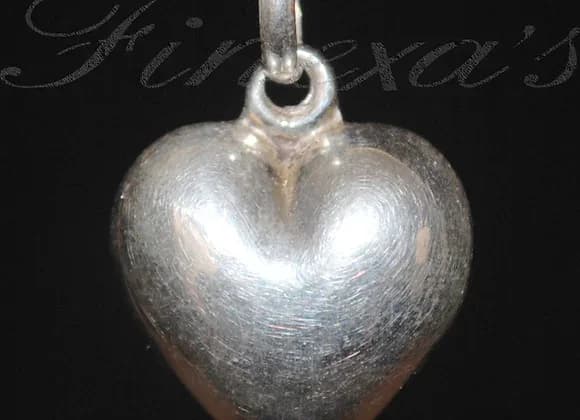 Dije de “Corazón Liso 3D” Plata 950 2