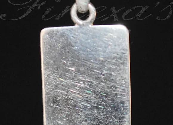 Dije de “Placa Lisa” Plata 950 2