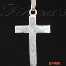 Dije “Silueta de Cruz” Plata 950