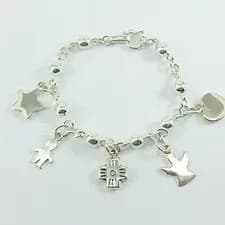 Pulsera de “inocencia” de plata 950
