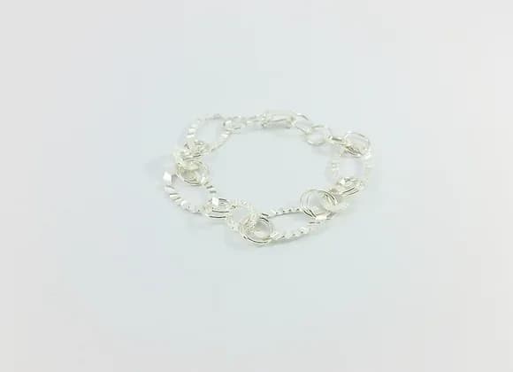 Pulsera de plata 950 diamantado 2