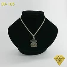 Cadena con Dije en forma de OSO Plata 950