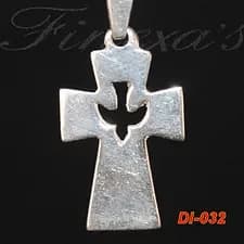 Dije “Cruz con espíritu santo” Plata 950