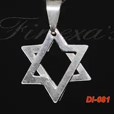 Dije de la “Estrella de david en 2 pzs” Plata 950