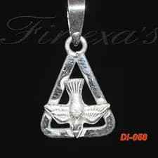 Dije del “Espiritu santo en trinidad 2” Plata 950