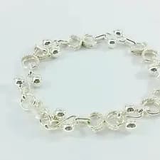 Pulsera Entrelazada de plata 950